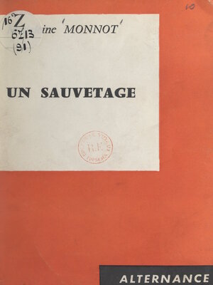 cover image of Un sauvetage